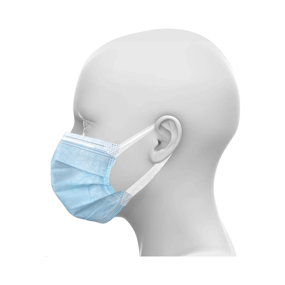 Suchi 3Ply Pullout Facemask Blue - Image 2