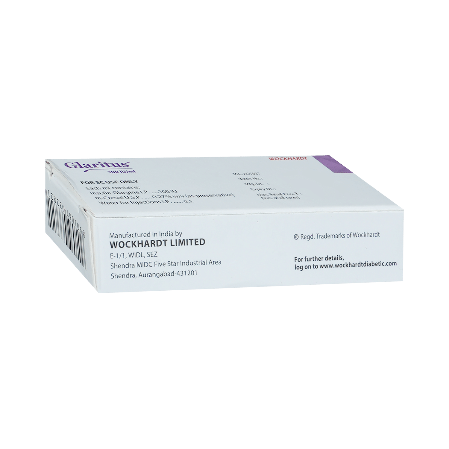 Glaritus 100IU/ml Injection - Image 5
