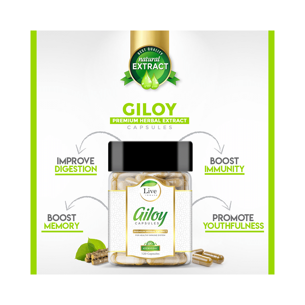 Live Immune Giloy Extract Capsule - Image 3
