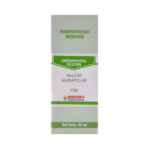 Bakson's Homeopathy Kalium Muriaticum Dilution 10M
