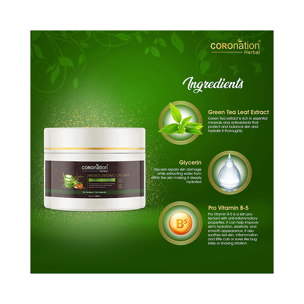 Coronation Herbal Green Tea Moisturising Cream (200ml Each) - Image 2
