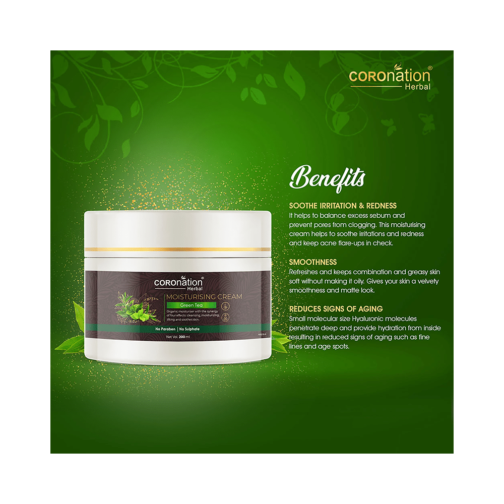 Coronation Herbal Green Tea Moisturising Cream (200ml Each) - Image 3