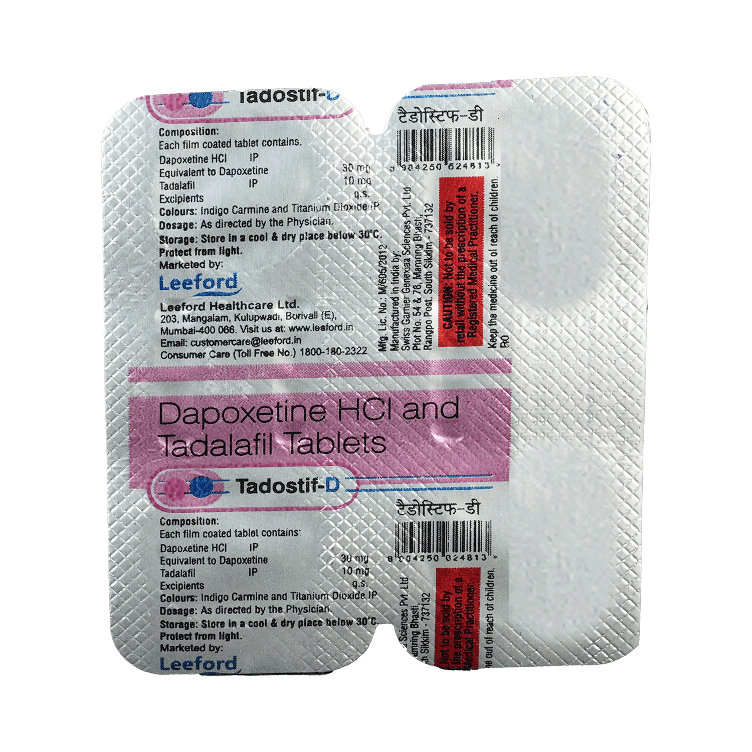 Tadostif D 10mg/30mg Tablet - Image 5