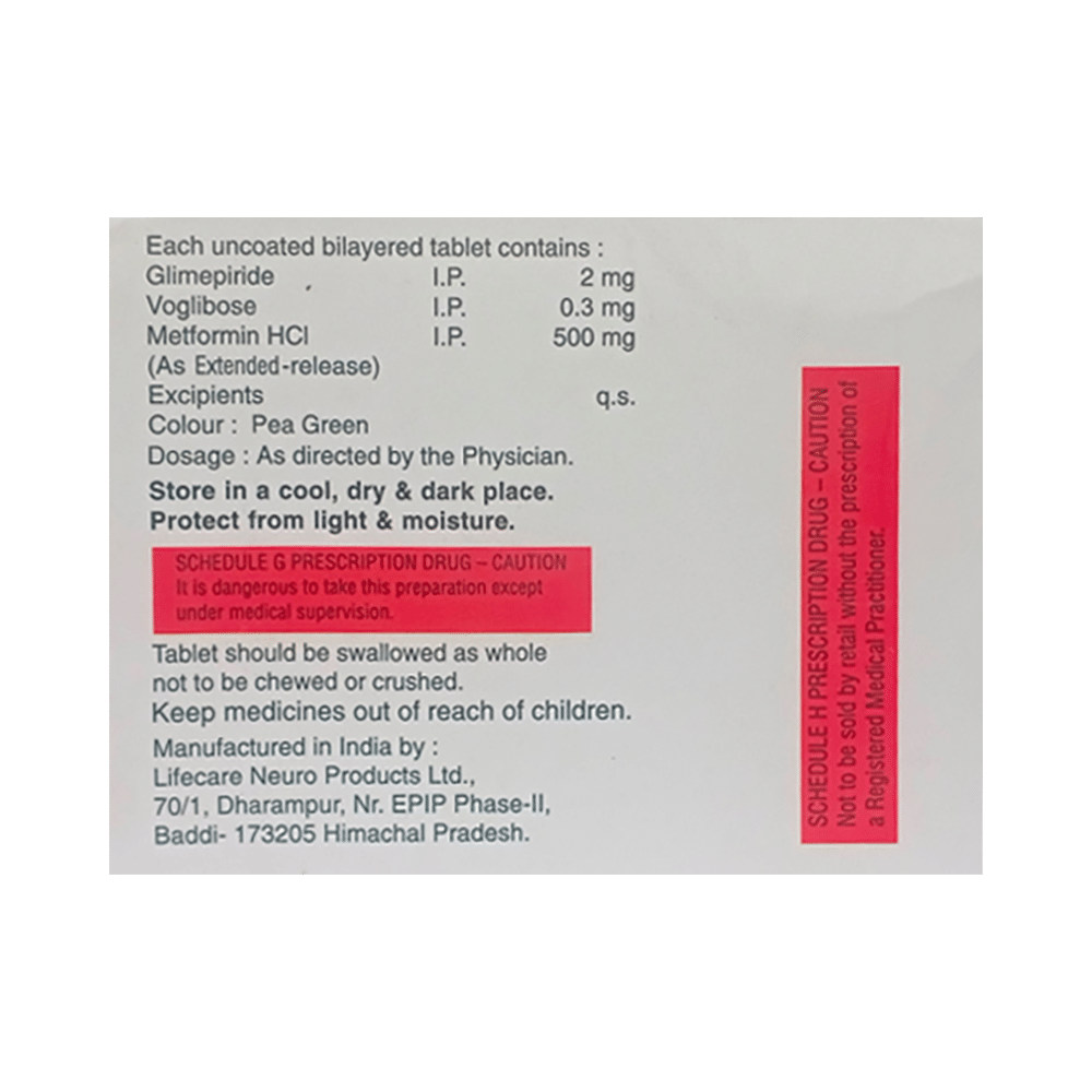 Voglitum-Trio 0.3 Tablet ER - Image 2