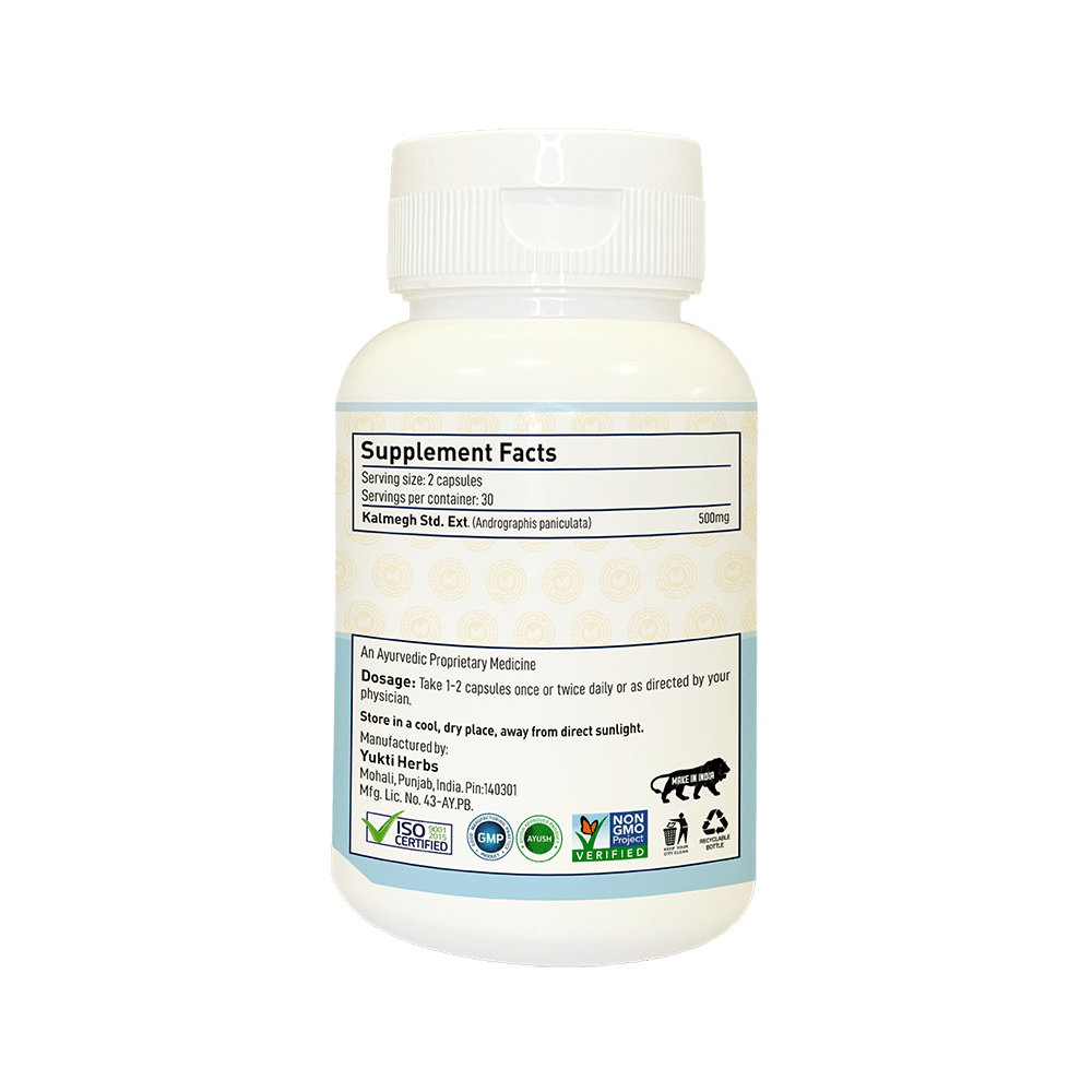 Yukti Herbs Kalmegh (Indian Echinacea) Veg Capsule - Image 2