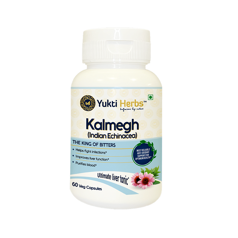 Yukti Herbs Kalmegh (Indian Echinacea) Veg Capsule - Image 1