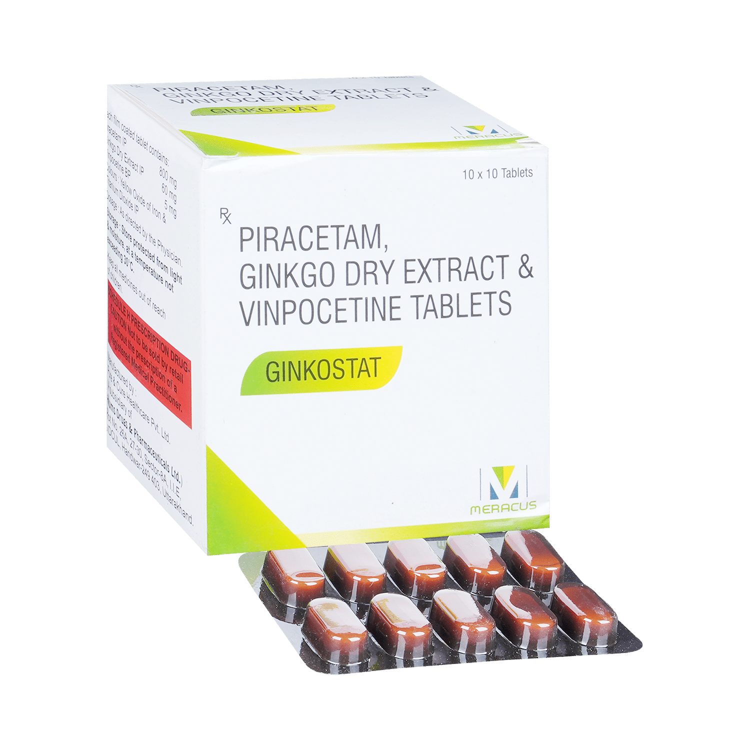 Ginkostat 60mg/800mg/5mg Tablet