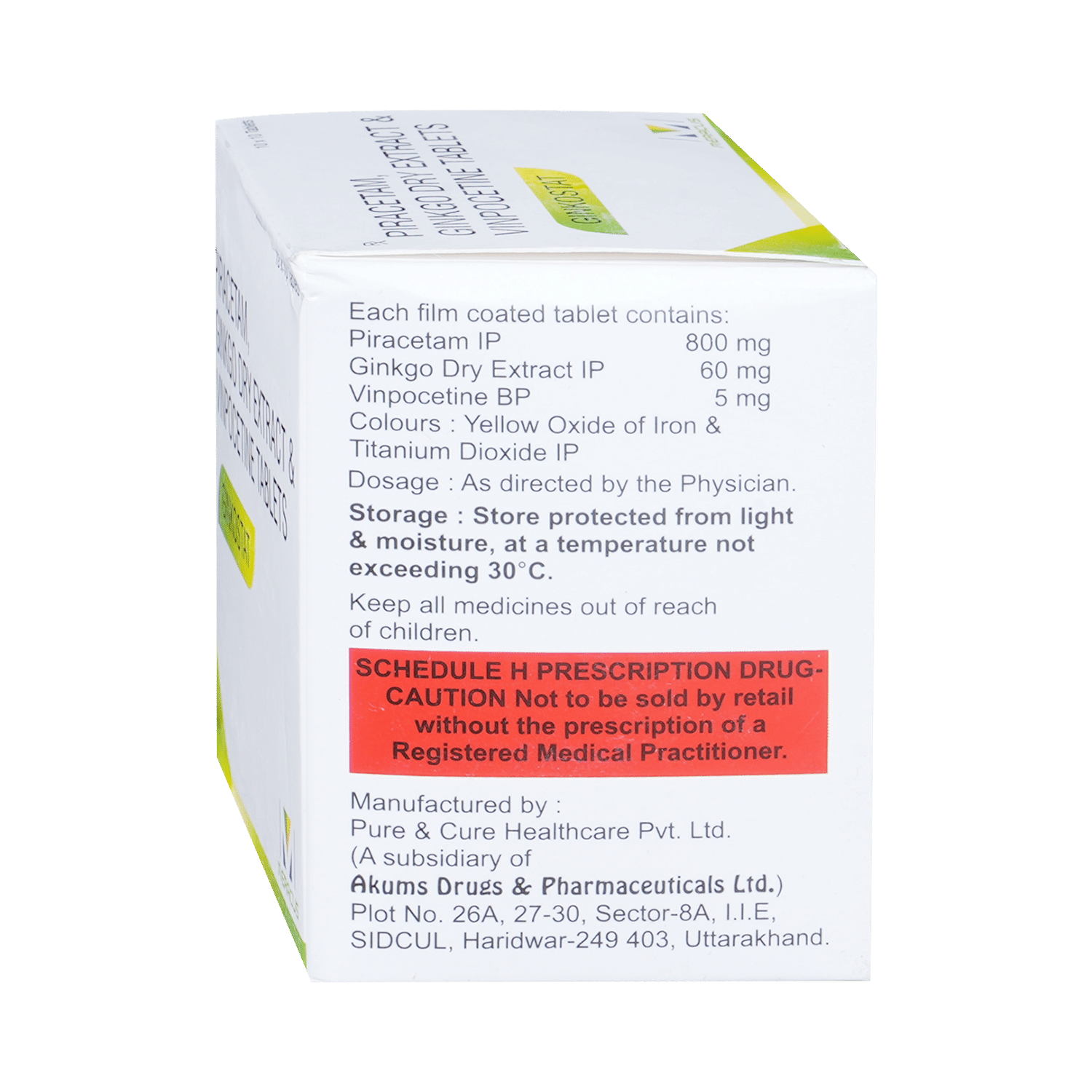 Ginkostat 60mg/800mg/5mg Tablet - Image 3