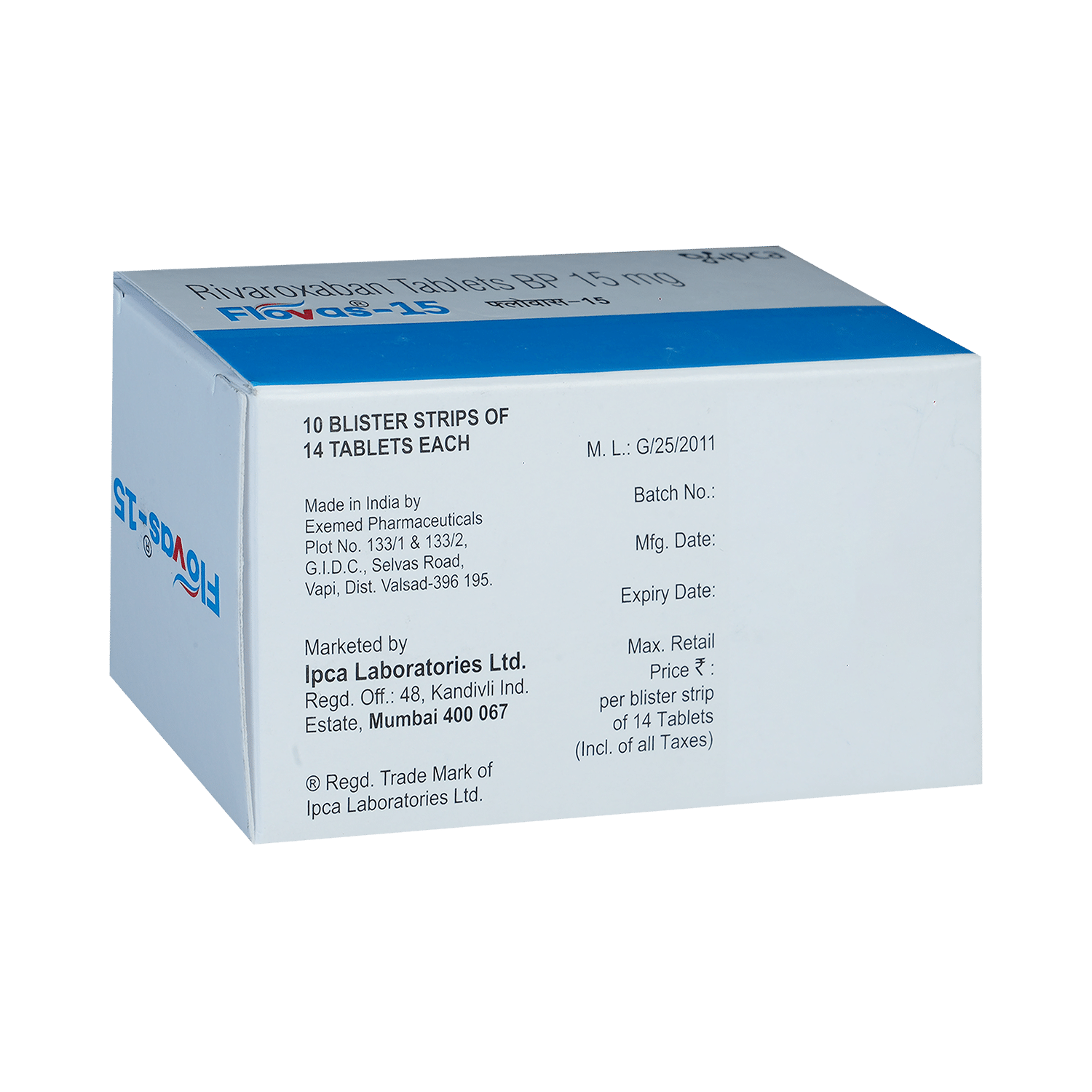 Flovas 15mg Tablet - Image 4