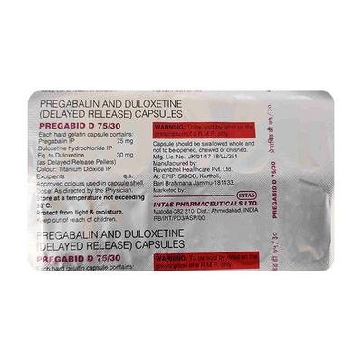 Pregabid-D 75/30 Capsule DR