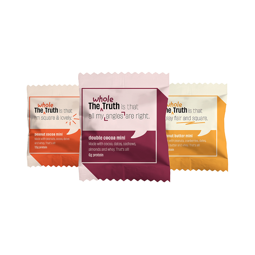 The Whole Truth Mini Protein Bar (27gm Each) | Flavour The Peanut Party - Image 2
