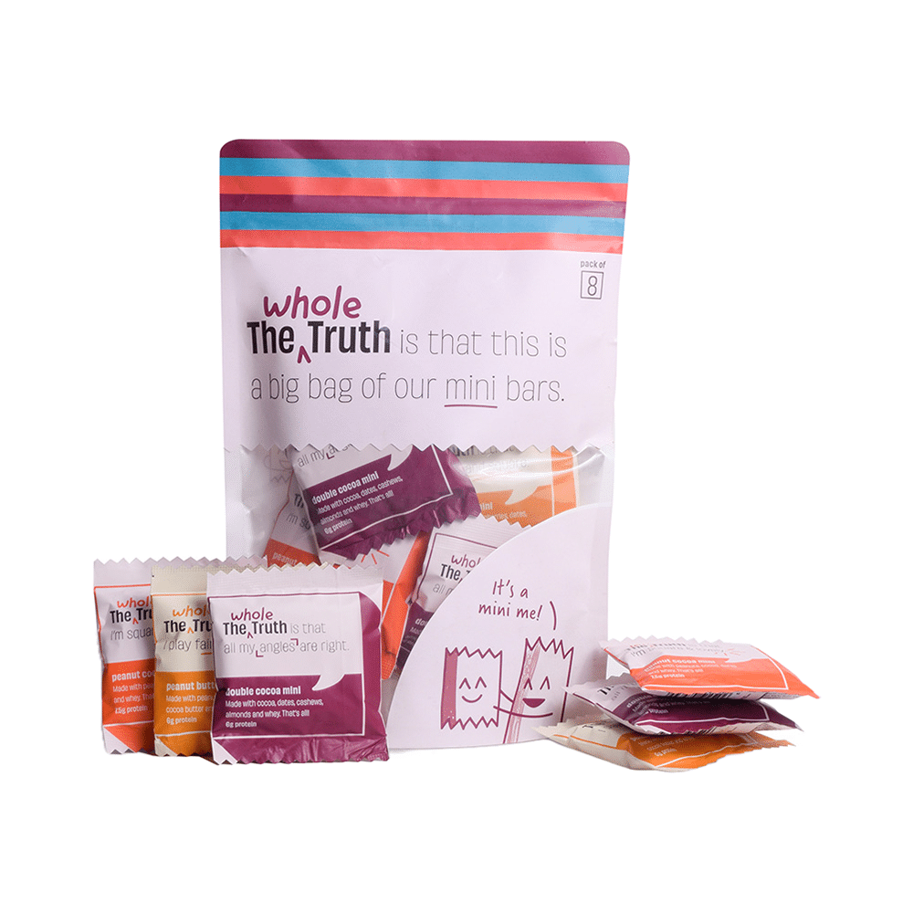 The Whole Truth Mini Protein Bar (27gm Each) | Flavour The Peanut Party - Image 1