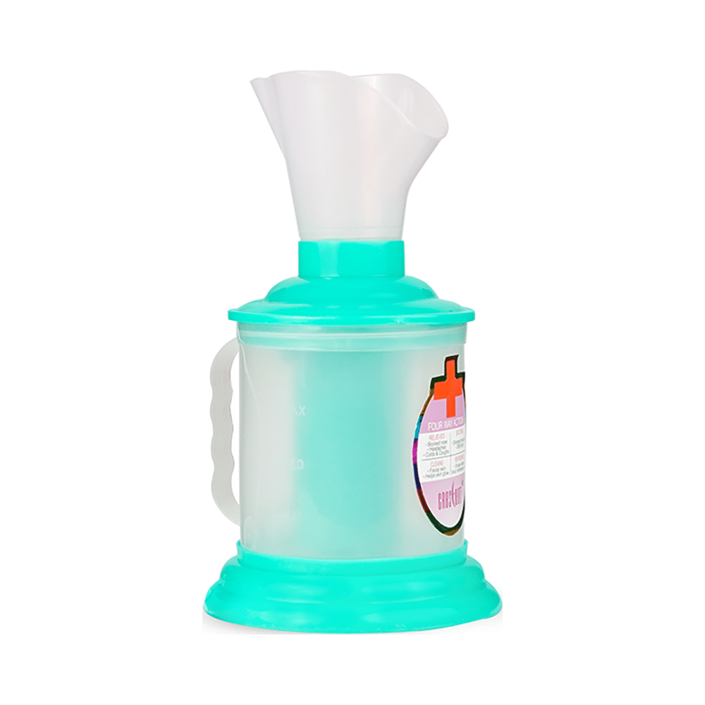 Crescent 3 IN 1 Facial Steamer with 3 attachment( Face, Nose and Inhalation ) Green - Image 4