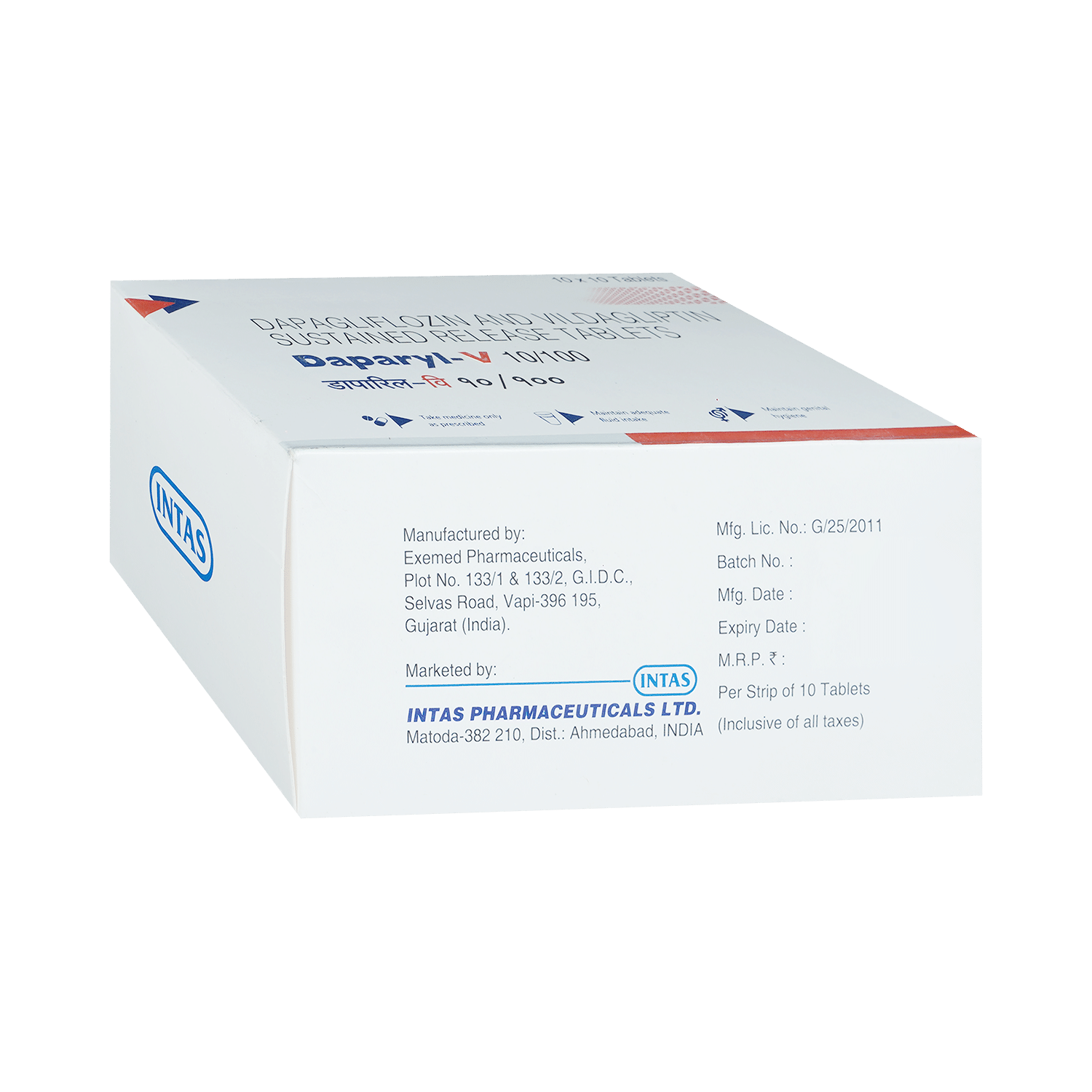 Daparyl V 10mg/100mg Tablet - Image 4
