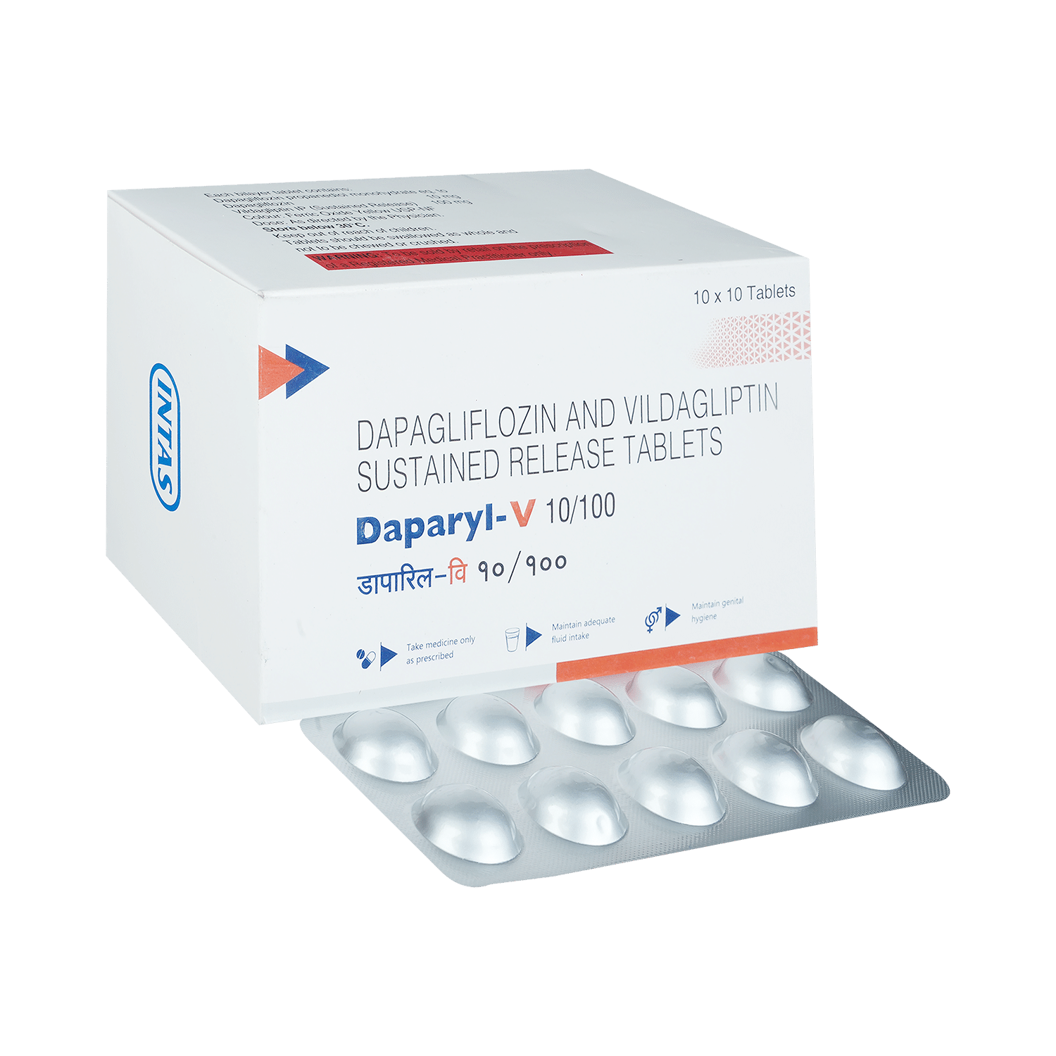 Daparyl V 10mg/100mg Tablet - Image 1