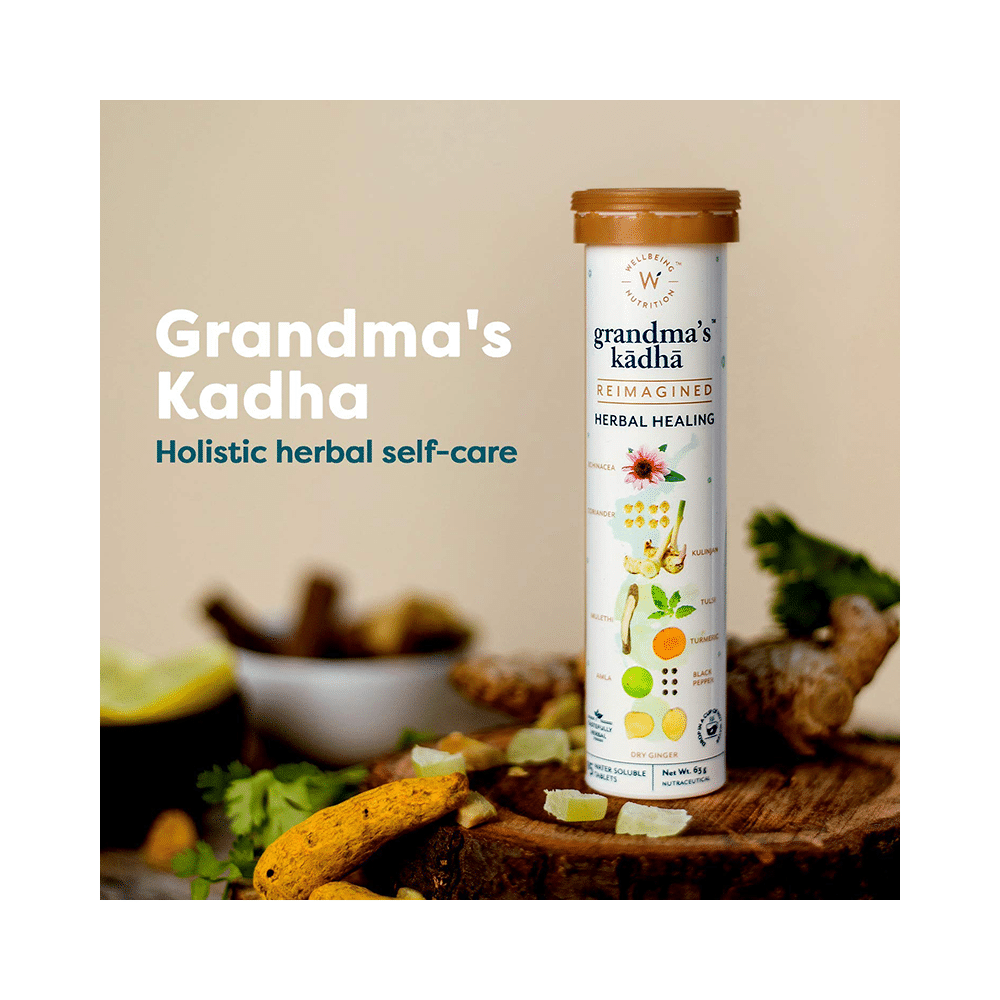 Wellbeing Nutrition Grandma's Kadha | Herbal Healing Water Soluble Tablet (15 Each) - Image 8