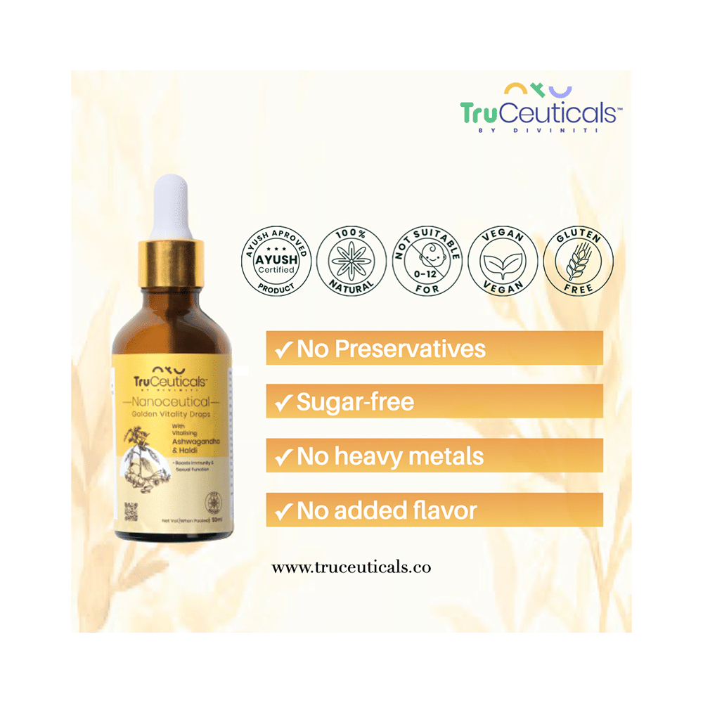 Truceuticals Nanoceutical Golden Vitality  Drop - Image 6