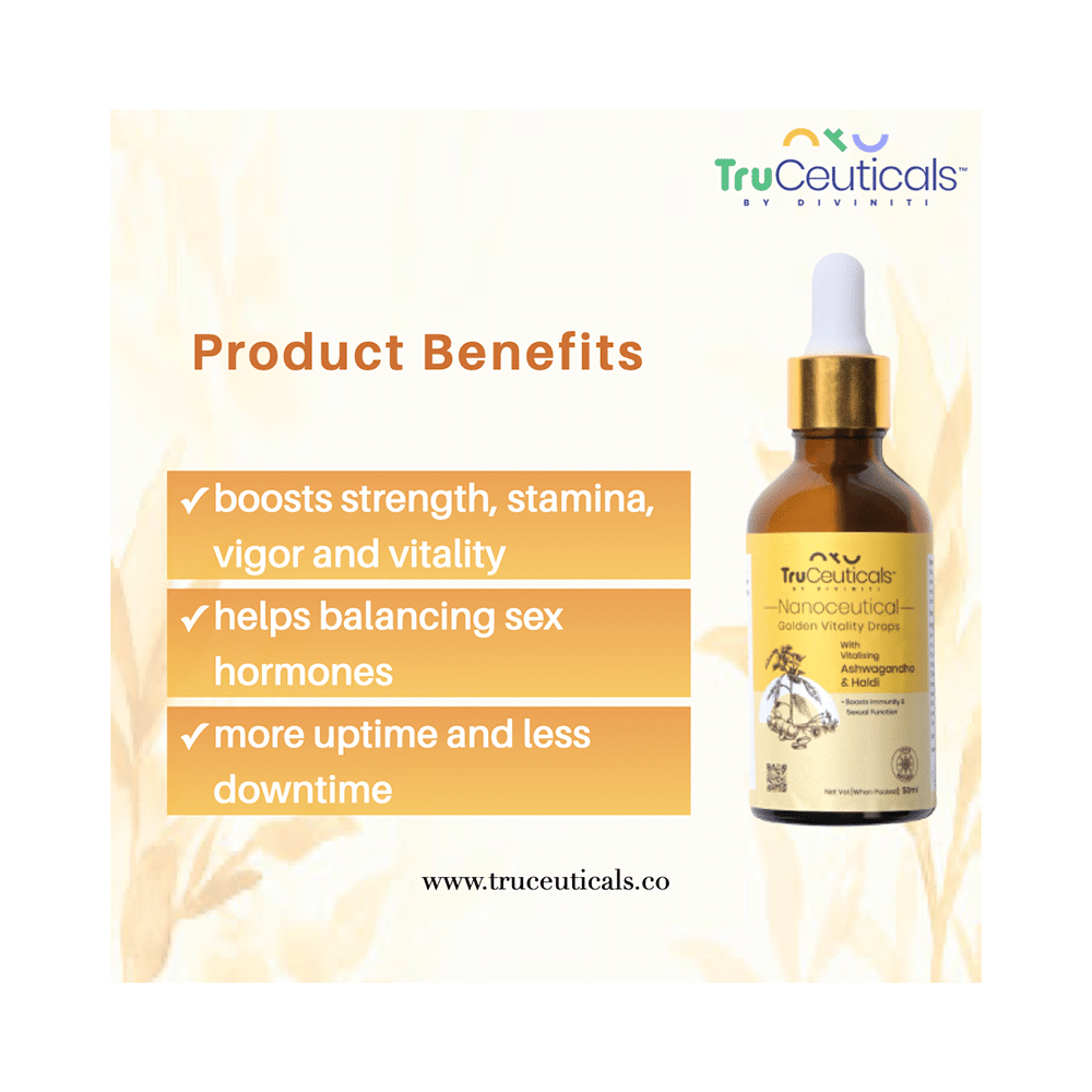 Truceuticals Nanoceutical Golden Vitality  Drop - Image 5