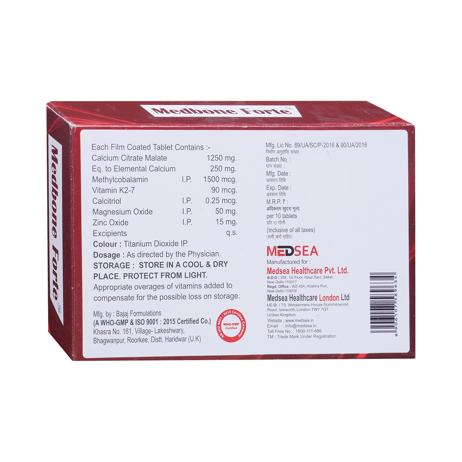 Medbone Forte Tablet - Image 3