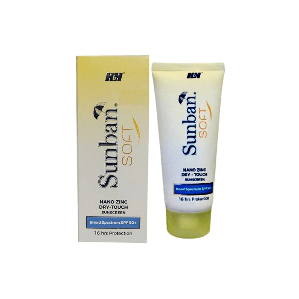 Sunban Soft Nano Zinc Dry-Touch Sunscreen | SPF 50+ - Image 3