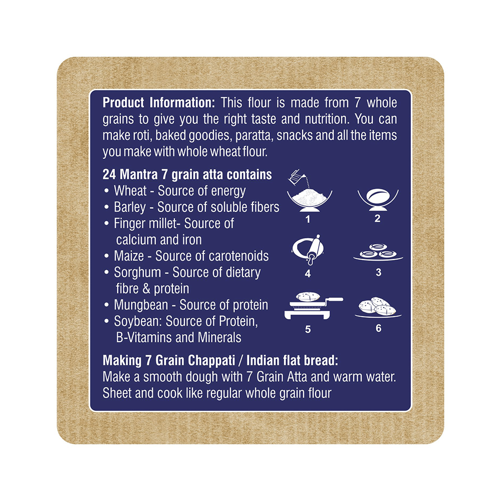 24 Mantra Organic 7 Grain Atta - Image 3