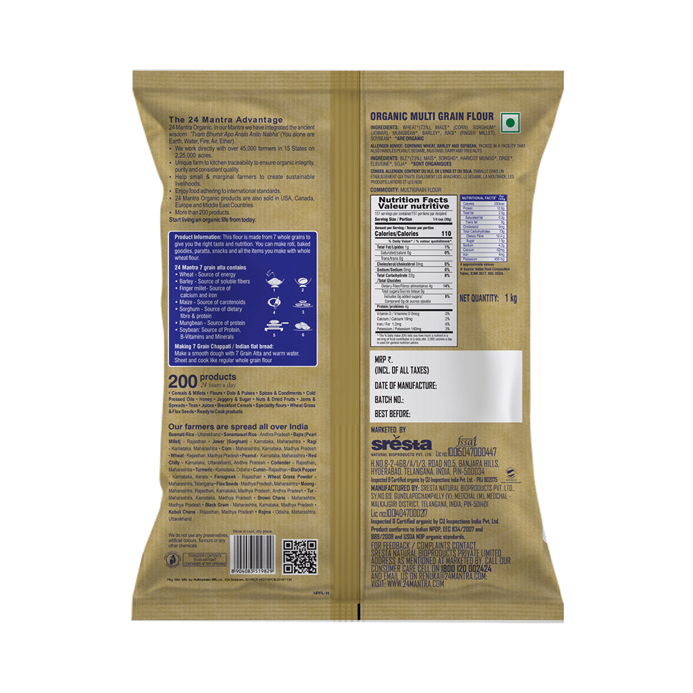 24 Mantra Organic 7 Grain Atta - Image 2