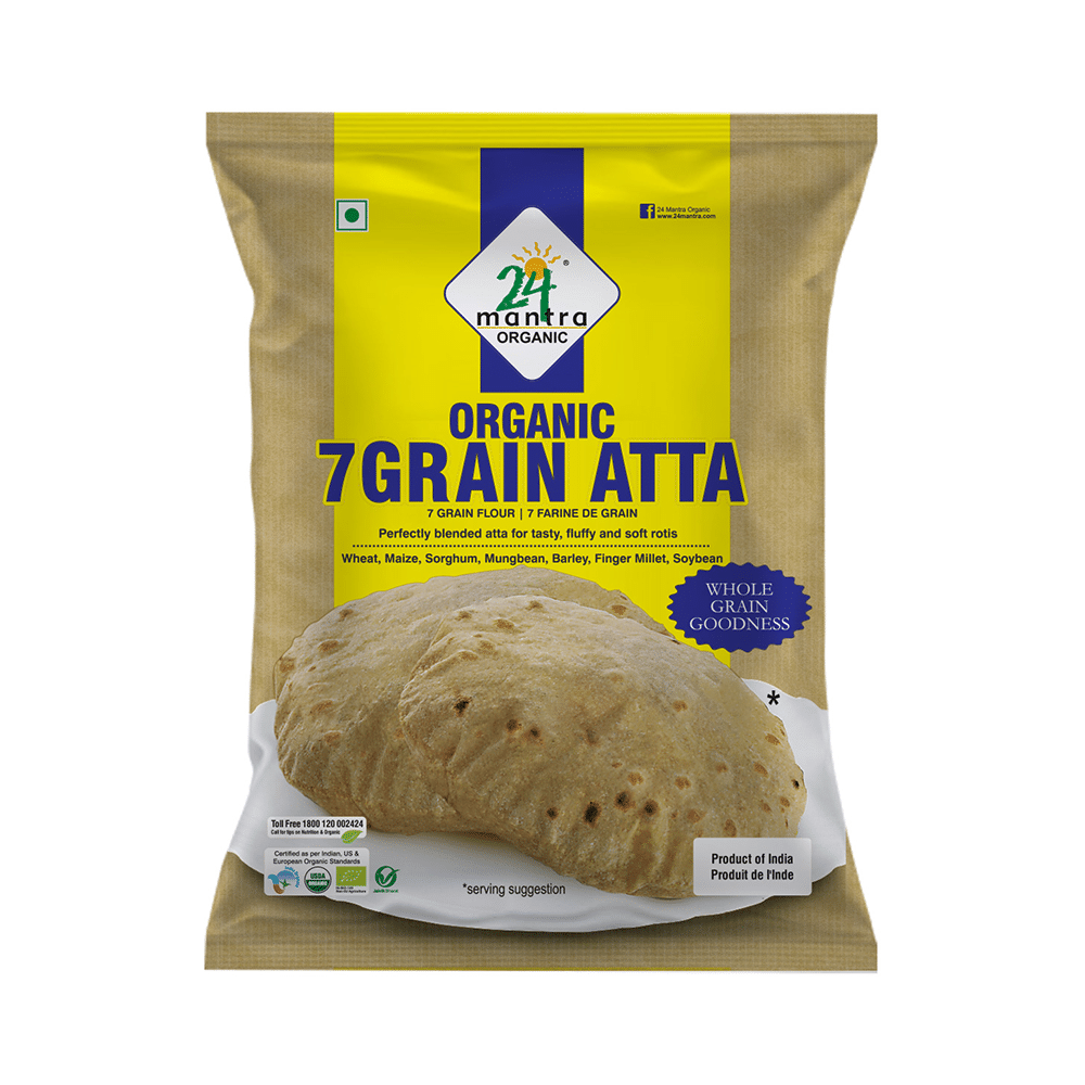 24 Mantra Organic 7 Grain Atta - Image 1