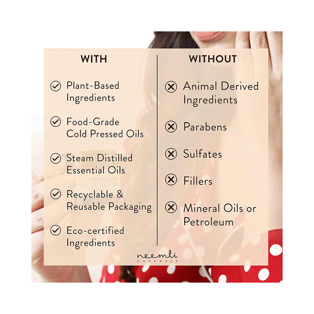 Neemli Naturals Hibiscus & Saffron Night Cream - Image 6