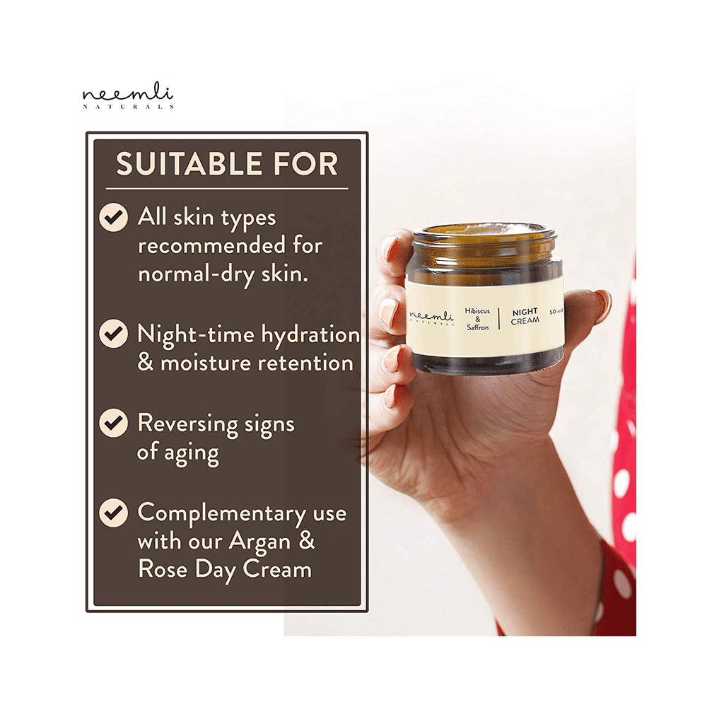 Neemli Naturals Hibiscus & Saffron Night Cream - Image 5