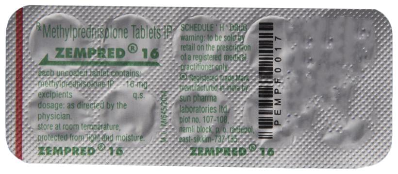 Zempred 16 Tablet - Image 3