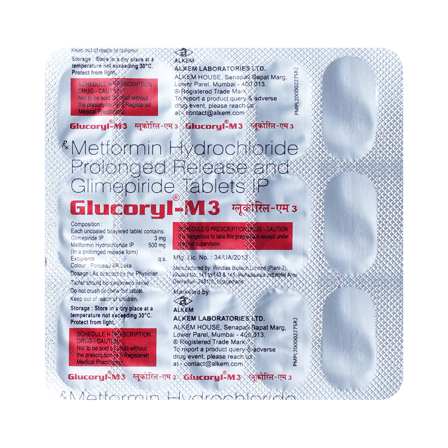 Glucoryl-M3 Tablet PR - Image 3