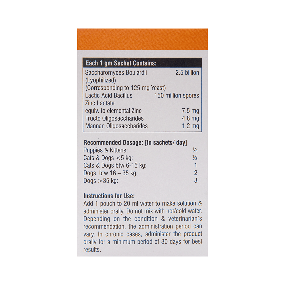 Pet 360 Probiotics + Prebiotics Gut Wellness Formula Schet (1gm Each) - Image 2