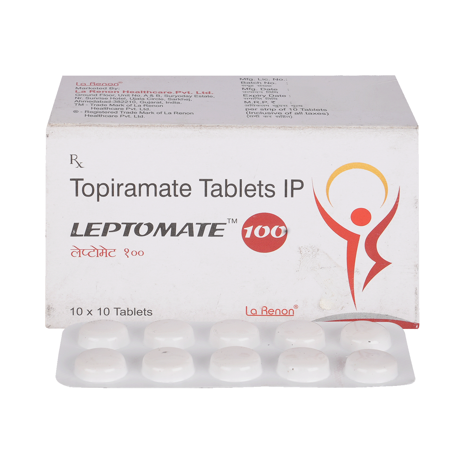 Leptomate 100 Tablet - Image 1