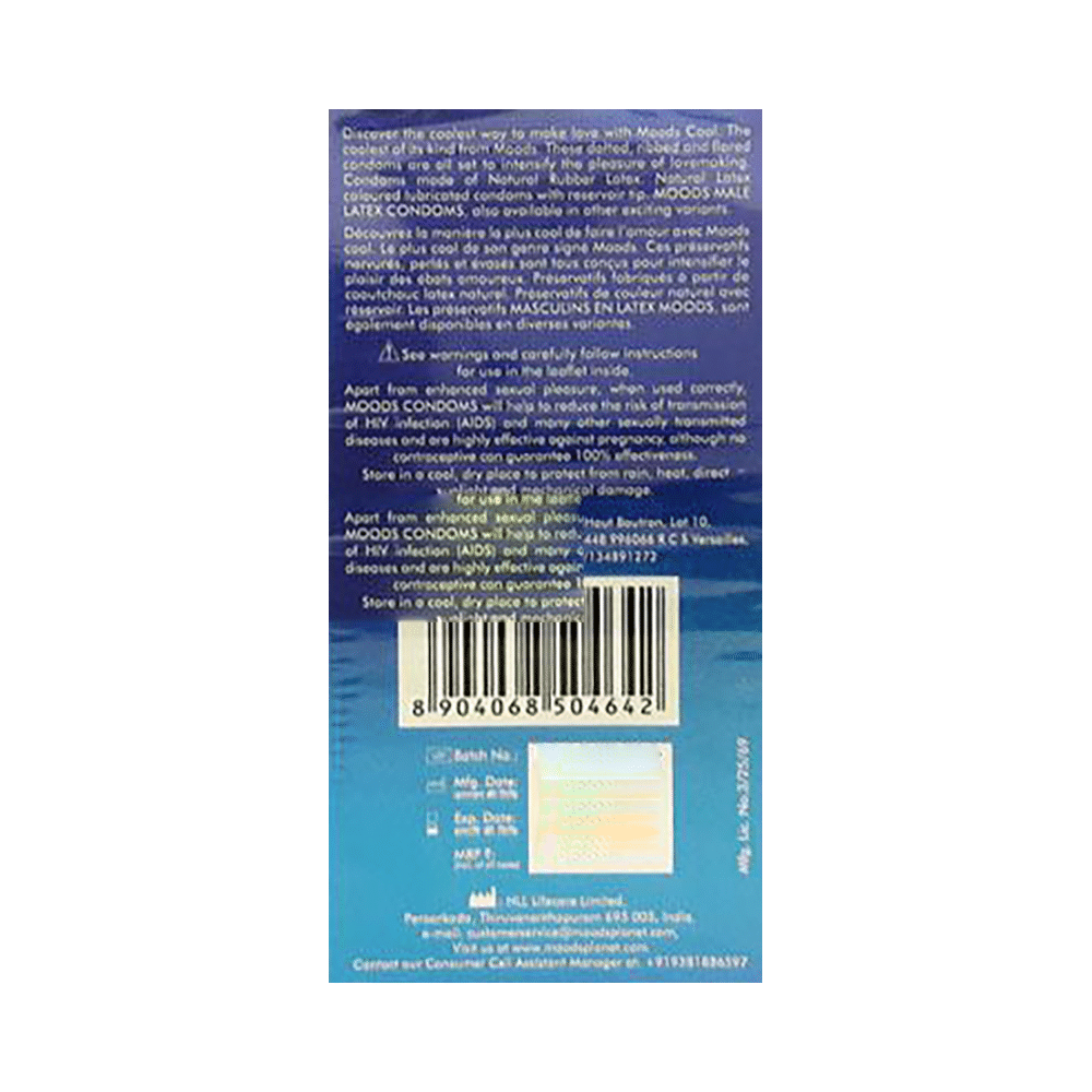 MOODS Silver Cool Condom - Image 2