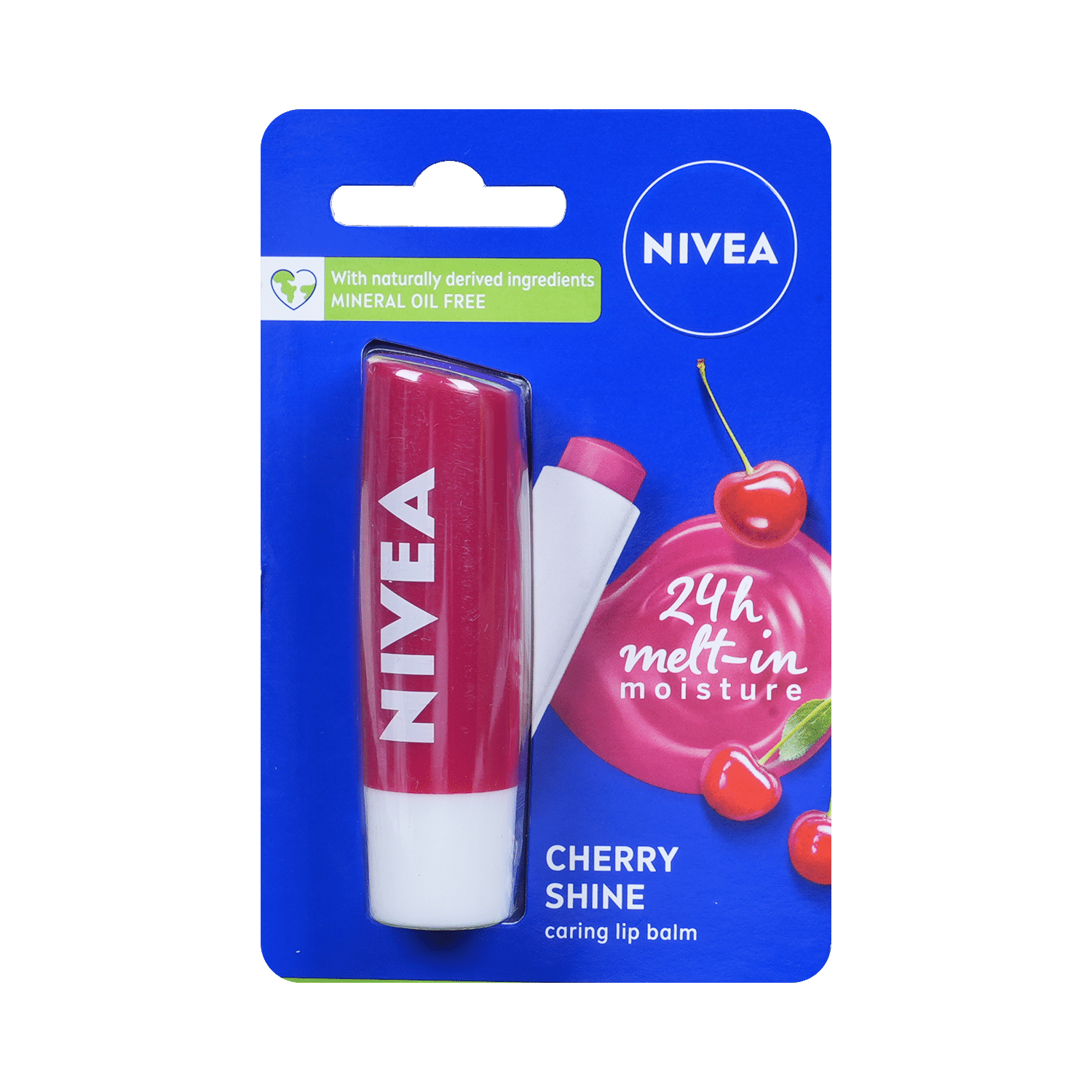 Nivea Lip Balm with Natural Oils | Cherry Shine - Image 2