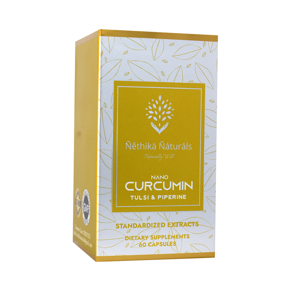 Nethika Naturals Nano Curcumin Dietary Supplements Capsule - Image 1