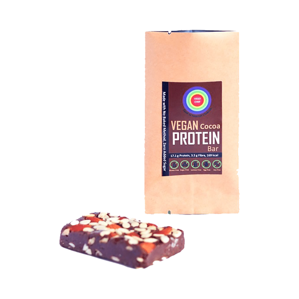 Vego Chef Vegan Cocoa Protein Bar (50gm Each) - Image 5