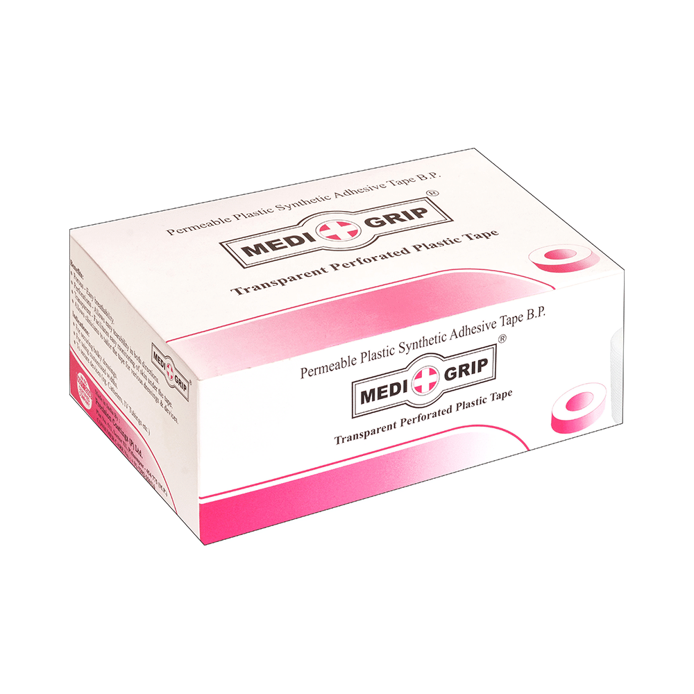 Medigrip Transparent Perforated Plastic Tape 5cm x 9.1m - Image 3