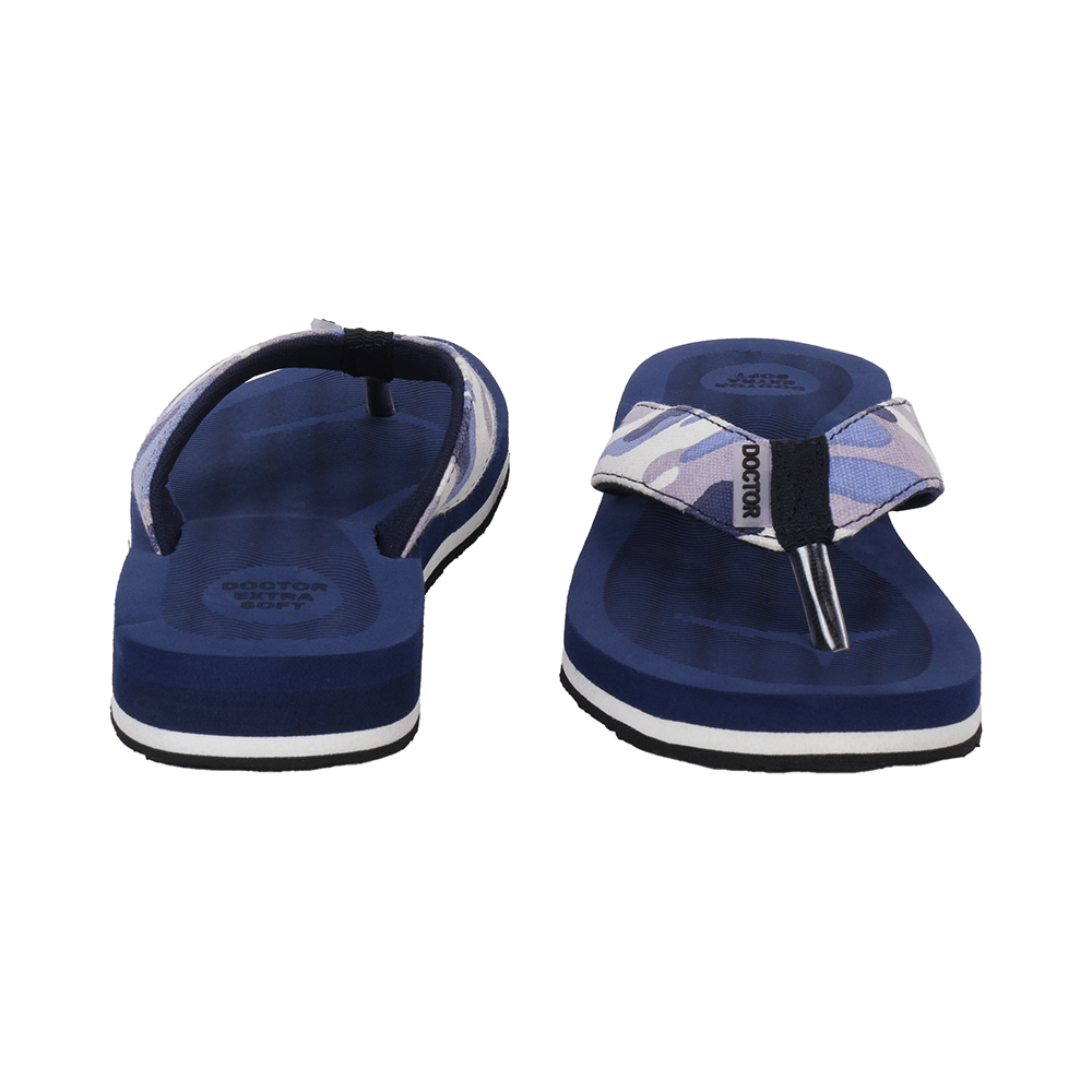 Doctor Extra Soft D 56 House Slipper for Women's Camo Navy 8 - Image 8