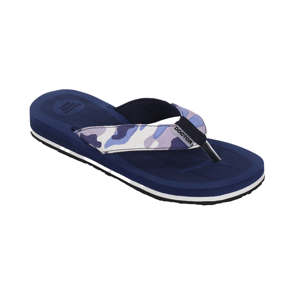 Doctor Extra Soft D 56 House Slipper for Women's Camo Navy 8 - Image 6