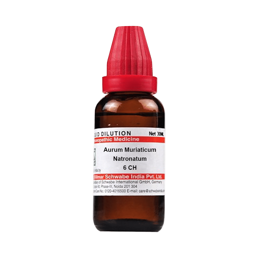 Dr Willmar Schwabe India Aurum Muriaticum Natronatum Dilution 6 CH - Image 1