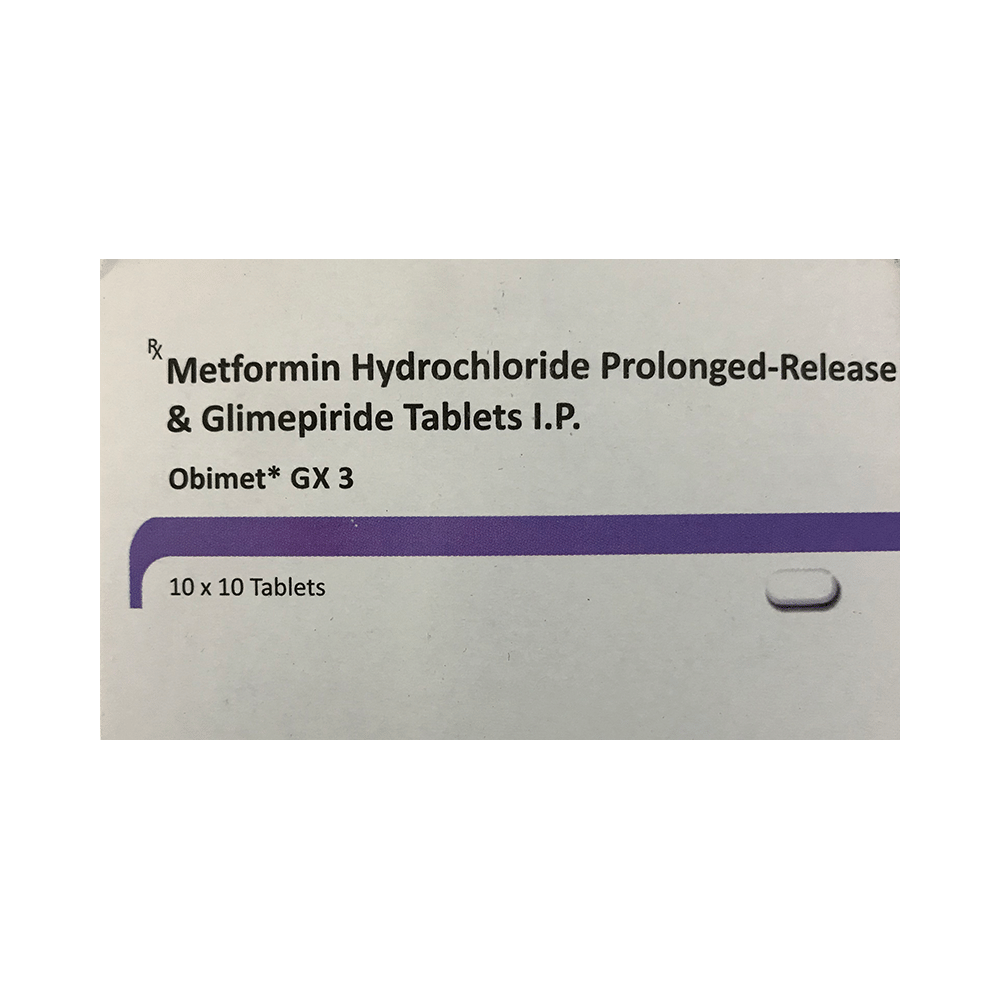 Obimet GX 3 Tablet PR