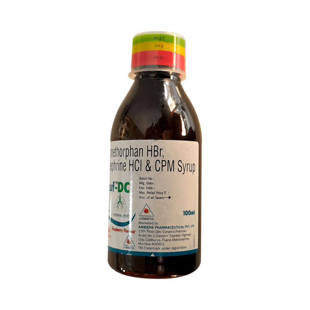 Exocuf-DC Syrup Raspberry Sugar Free - Image 3