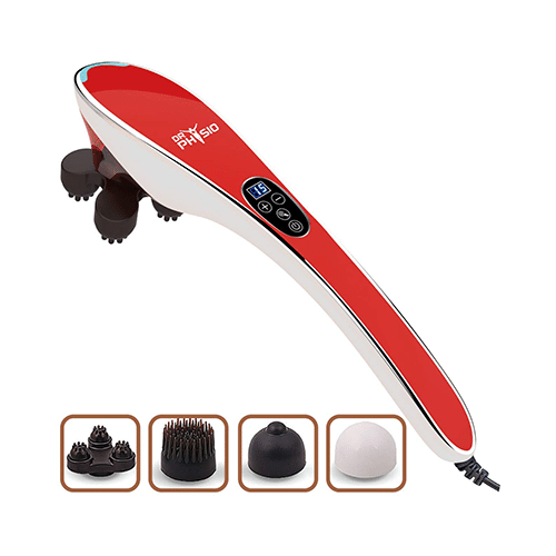 Dr Physio Hammer Pro Electric Powerful Body Massagers with Vibration Red - Image 1