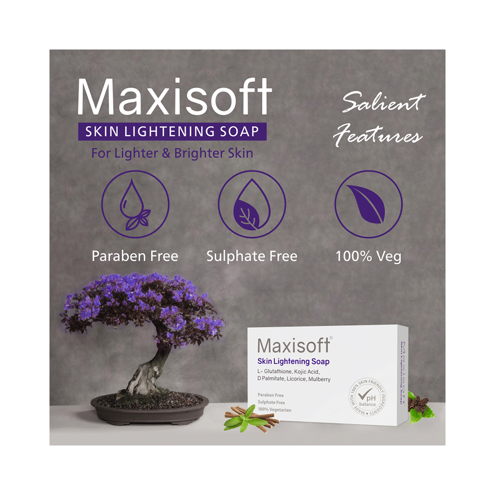 Maxisoft Skin LIghtening Soap (75gm Each) - Image 8