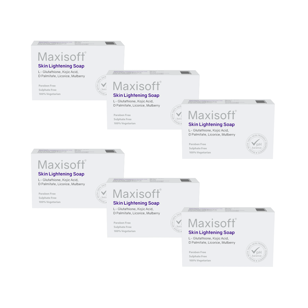 Maxisoft Skin LIghtening Soap (75gm Each)