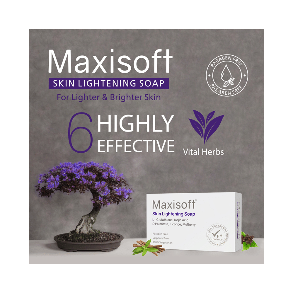 Maxisoft Skin LIghtening Soap (75gm Each) - Image 4