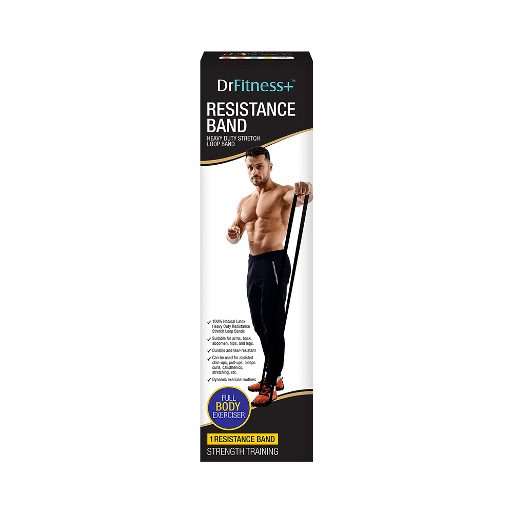 MuscleXP DrFitness+Resistance Heavy Duty Stretch Loop Band Red - Image 9