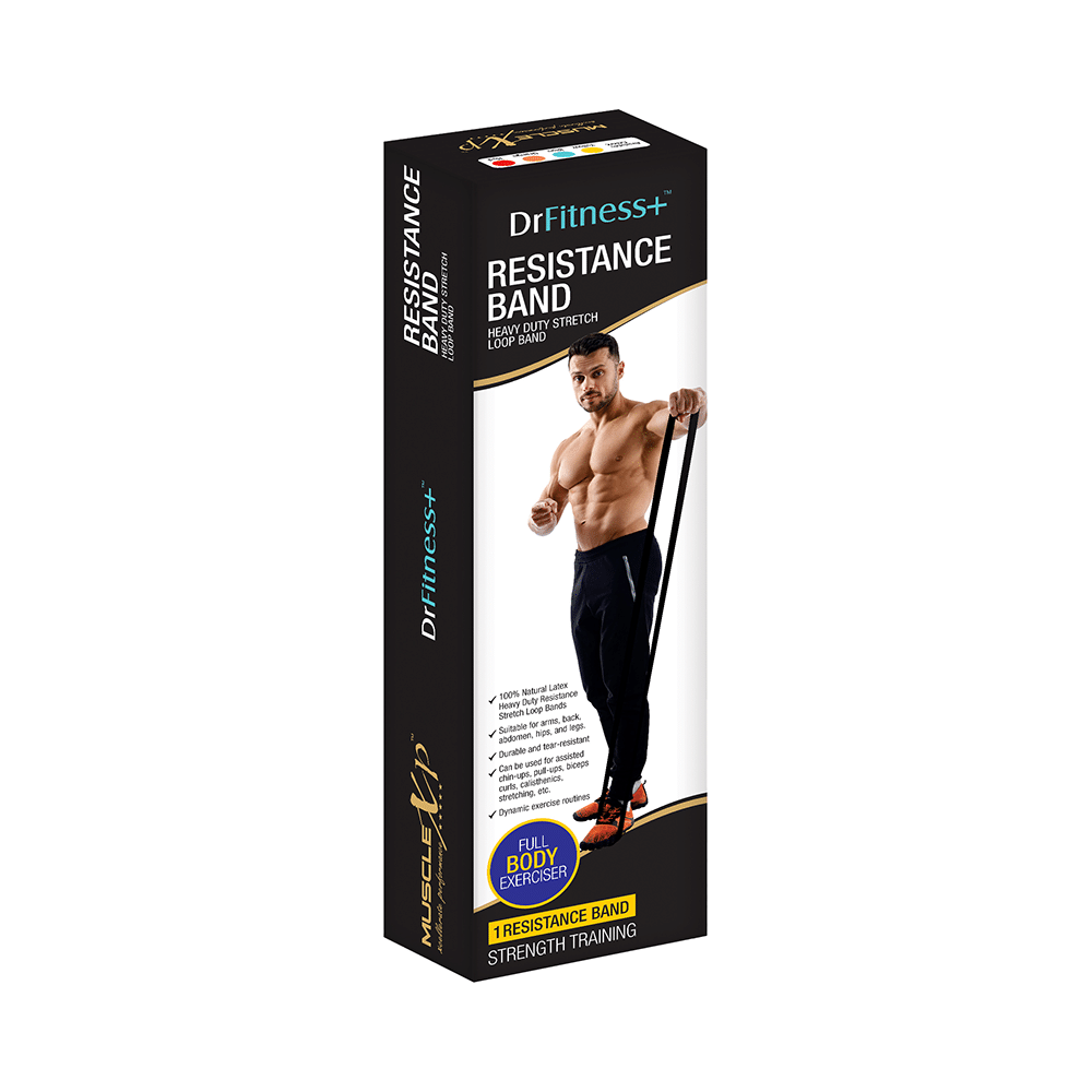 MuscleXP DrFitness+Resistance Heavy Duty Stretch Loop Band Red - Image 7