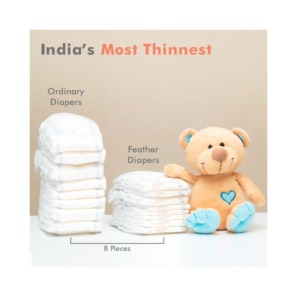 R for Rabbit Feather Tape Style Diapers XS (22 Each) - Image 6